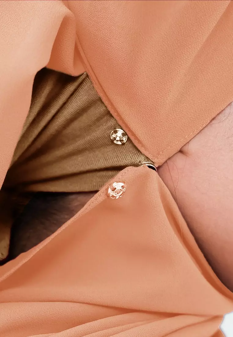 HIJAB INSTAN ELENA - DUSTY ORANGE