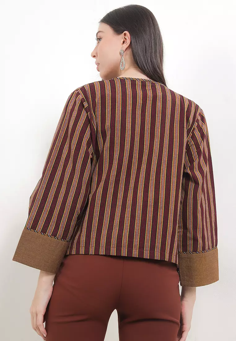 Luxe Linen Outer Lengan Panjang