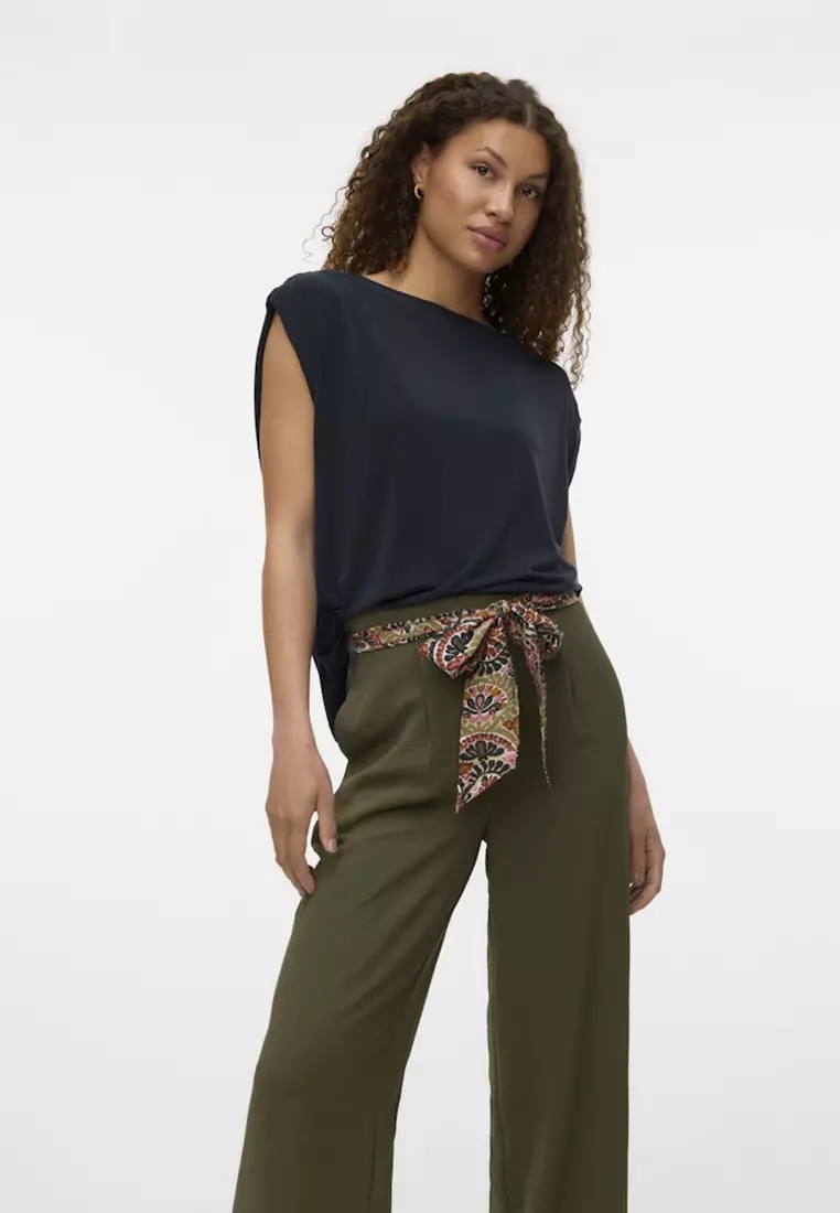 Mid Waist Pants
