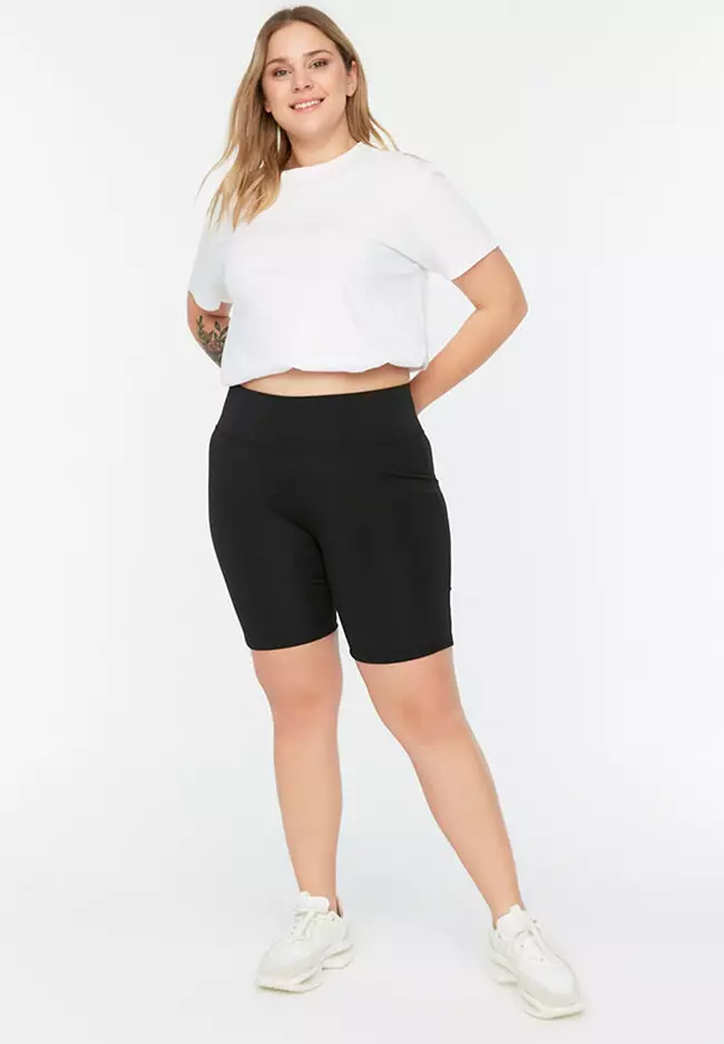 Plus size active outlet shorts