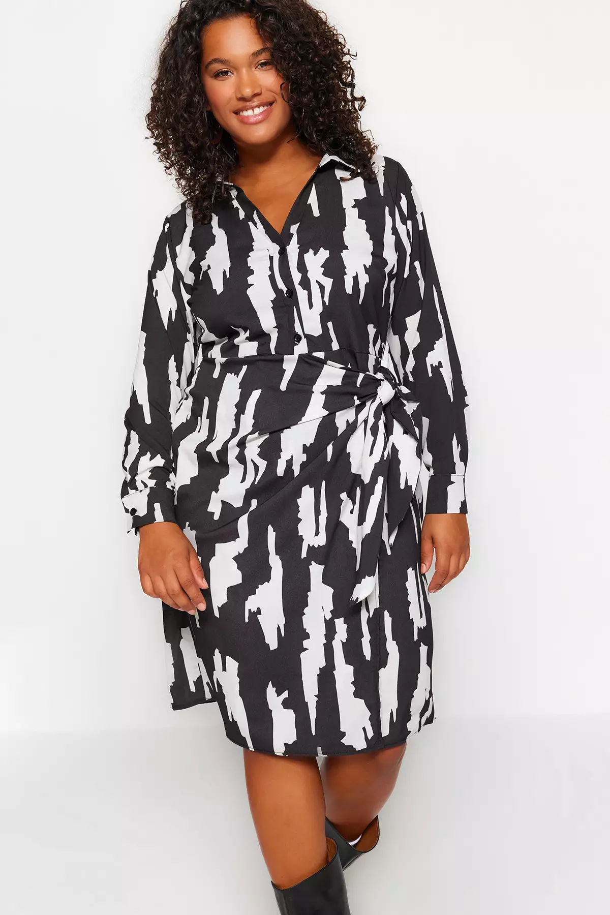 Multicolor leopard shop print dress