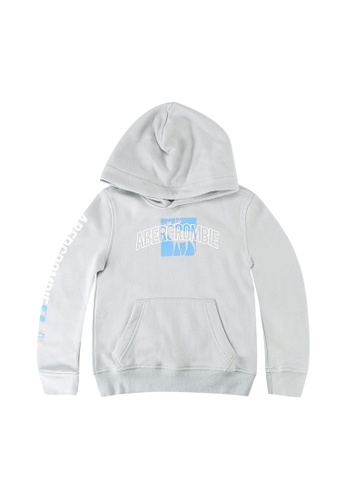 Grey abercrombie hoodie clearance