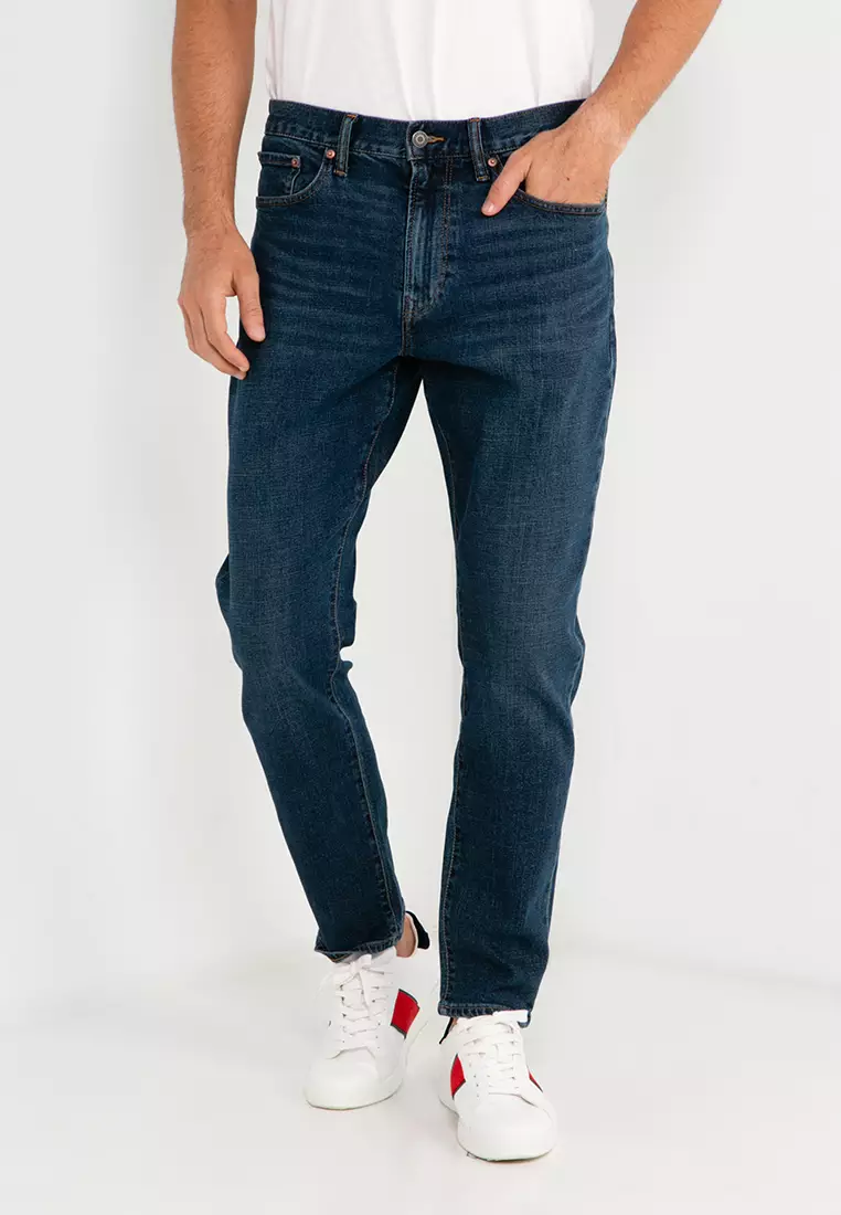 Buy Gap Indigo Blue Slim Taper GapFlex Jeans with Washwell from