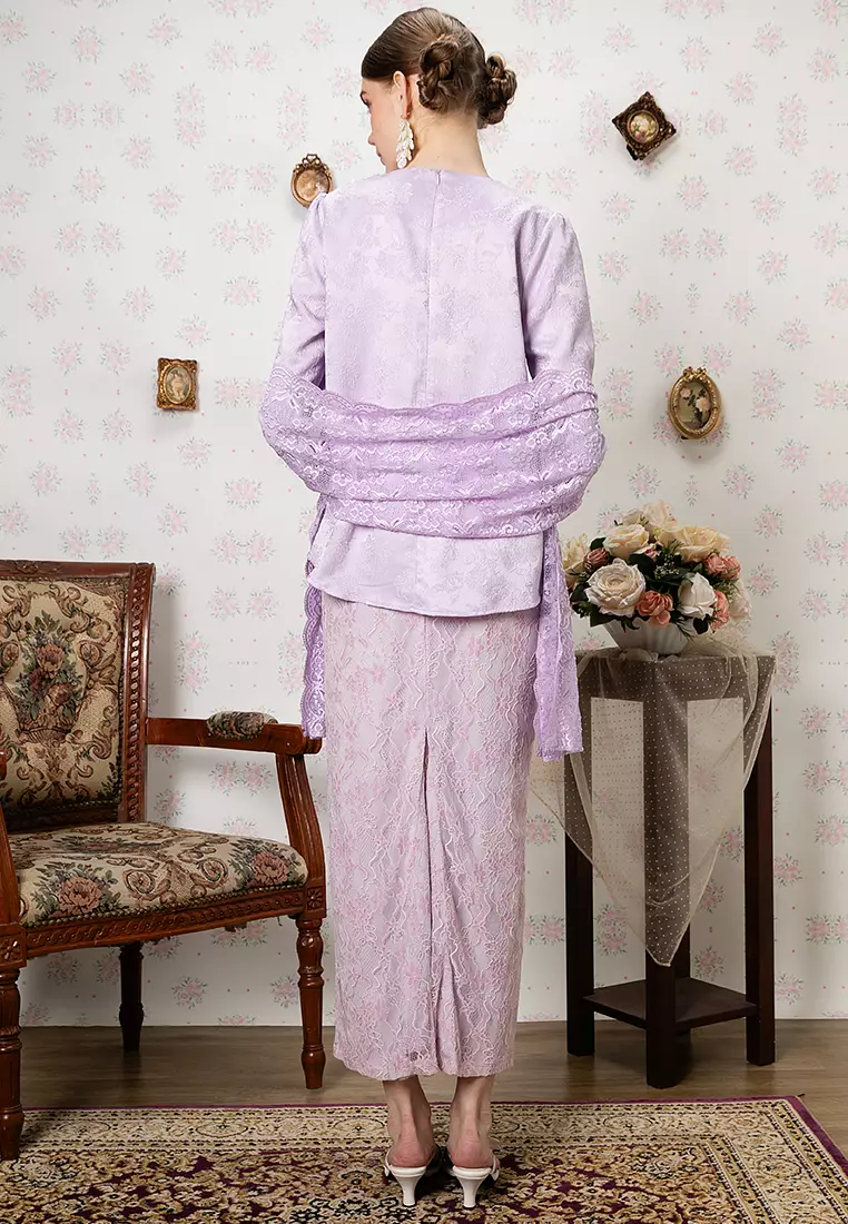 RIANI KURUNG KEDAH WITH SELENDANG SET
