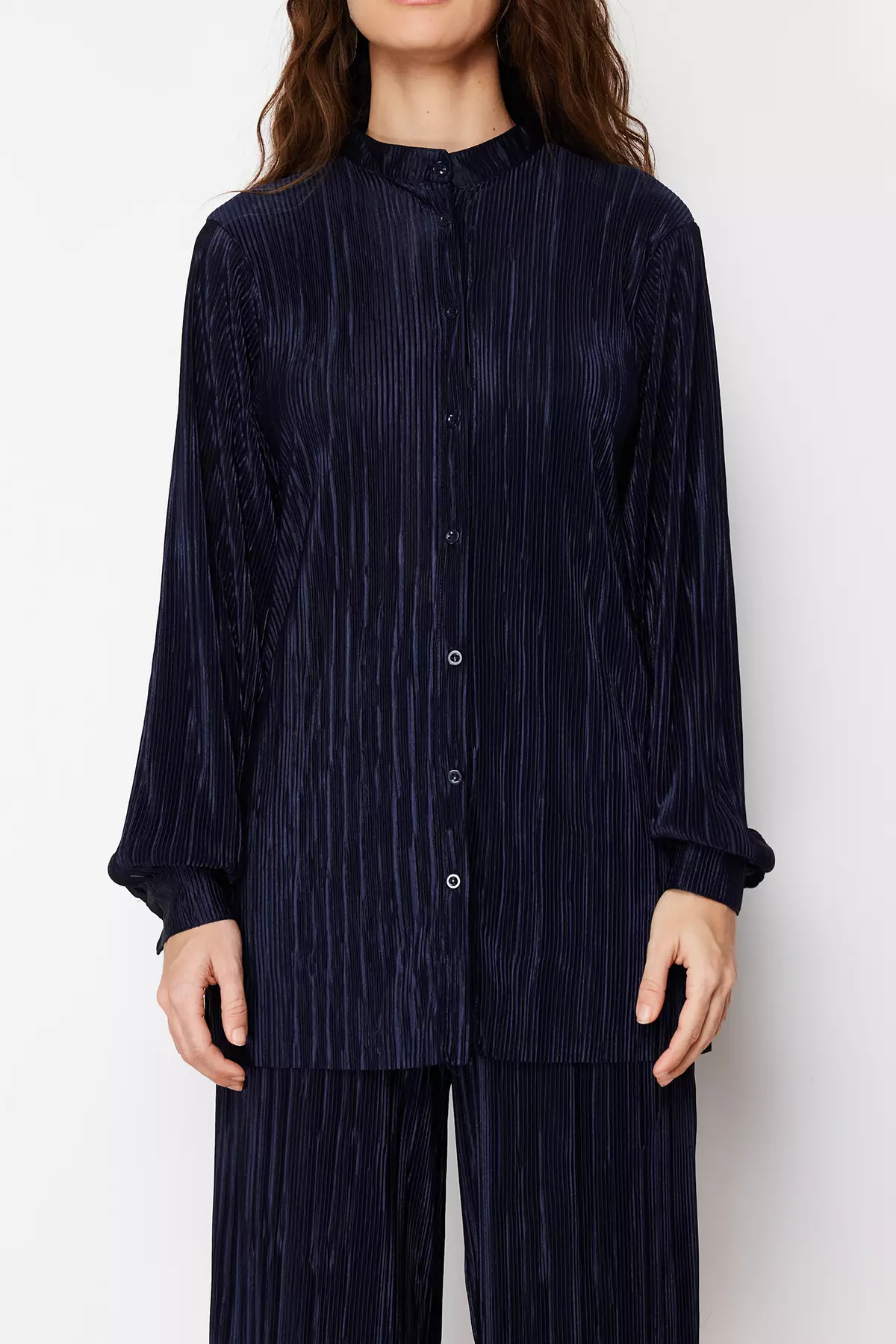 Modest Pleated Two-Piece Set