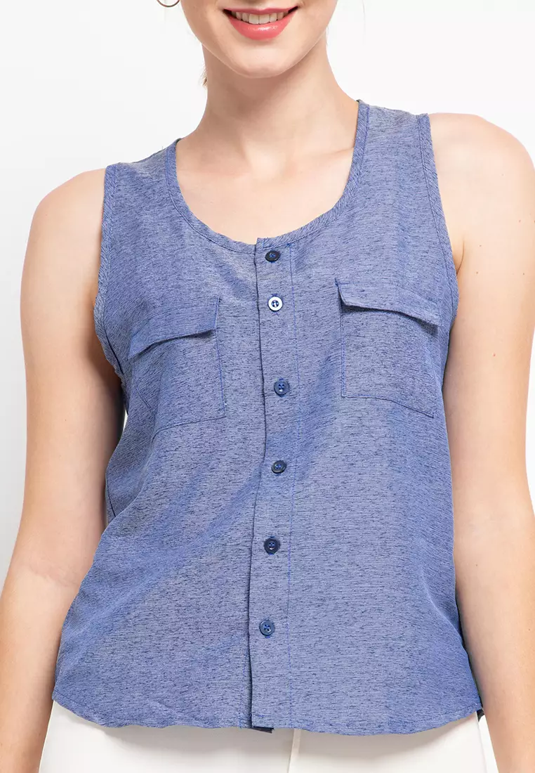 Misses Sleeveless Blouse