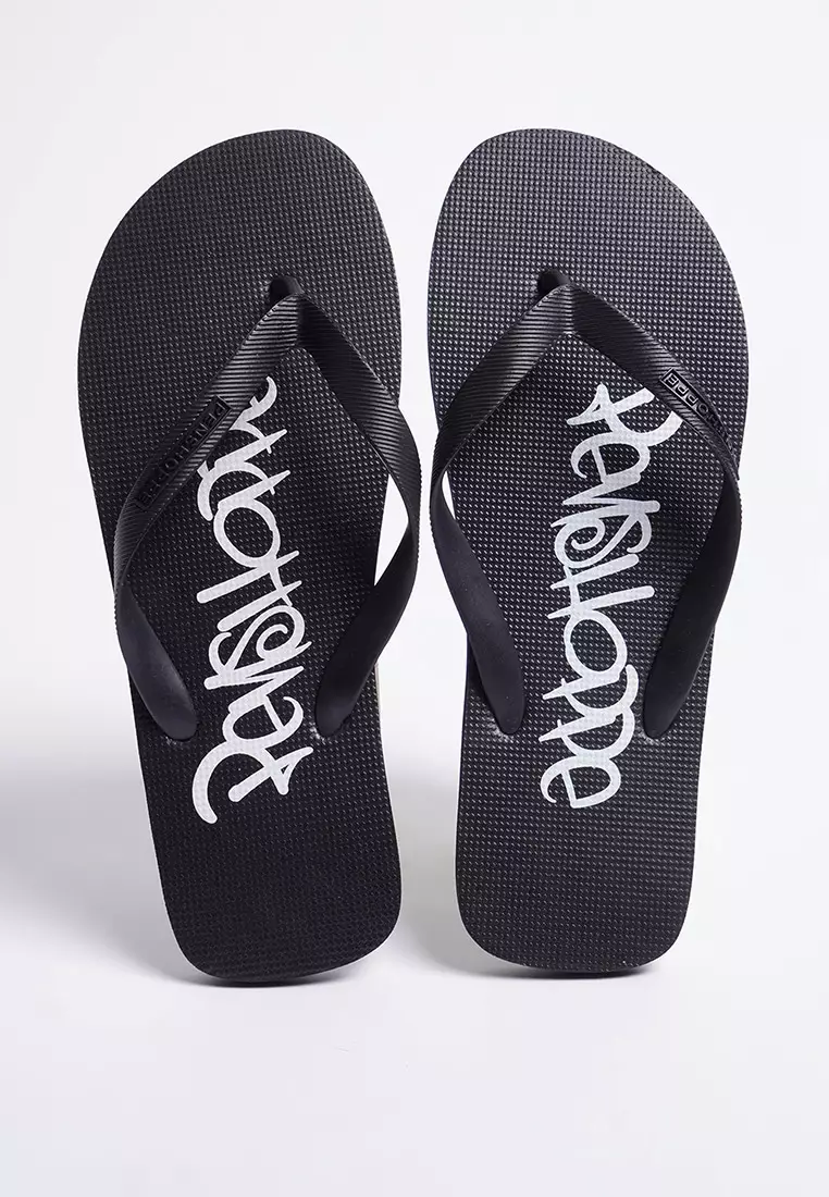 Discount on Penshoppe  shoes - SKU: Men's Two-Tone Flip Flops With Branding