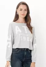 Light Grey Melange/Print: Seattle