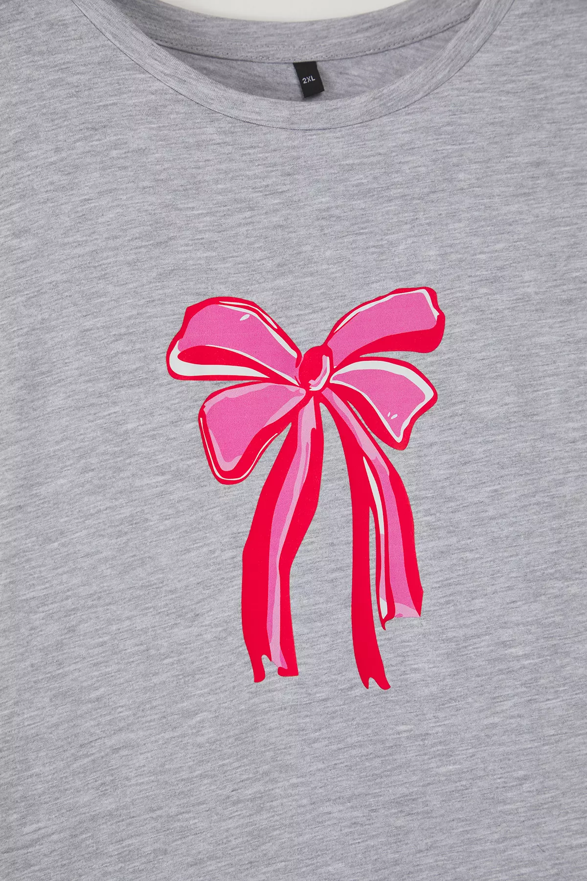 Bow/Ribbon Patterned 2-Pack Knitted Nightgown