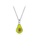 Glamorousky silver 925 Sterling Silver Sweet and Simple Avocado Pendant with Cubic Zirconia and Necklace F64ACACF04CF5FGS_1