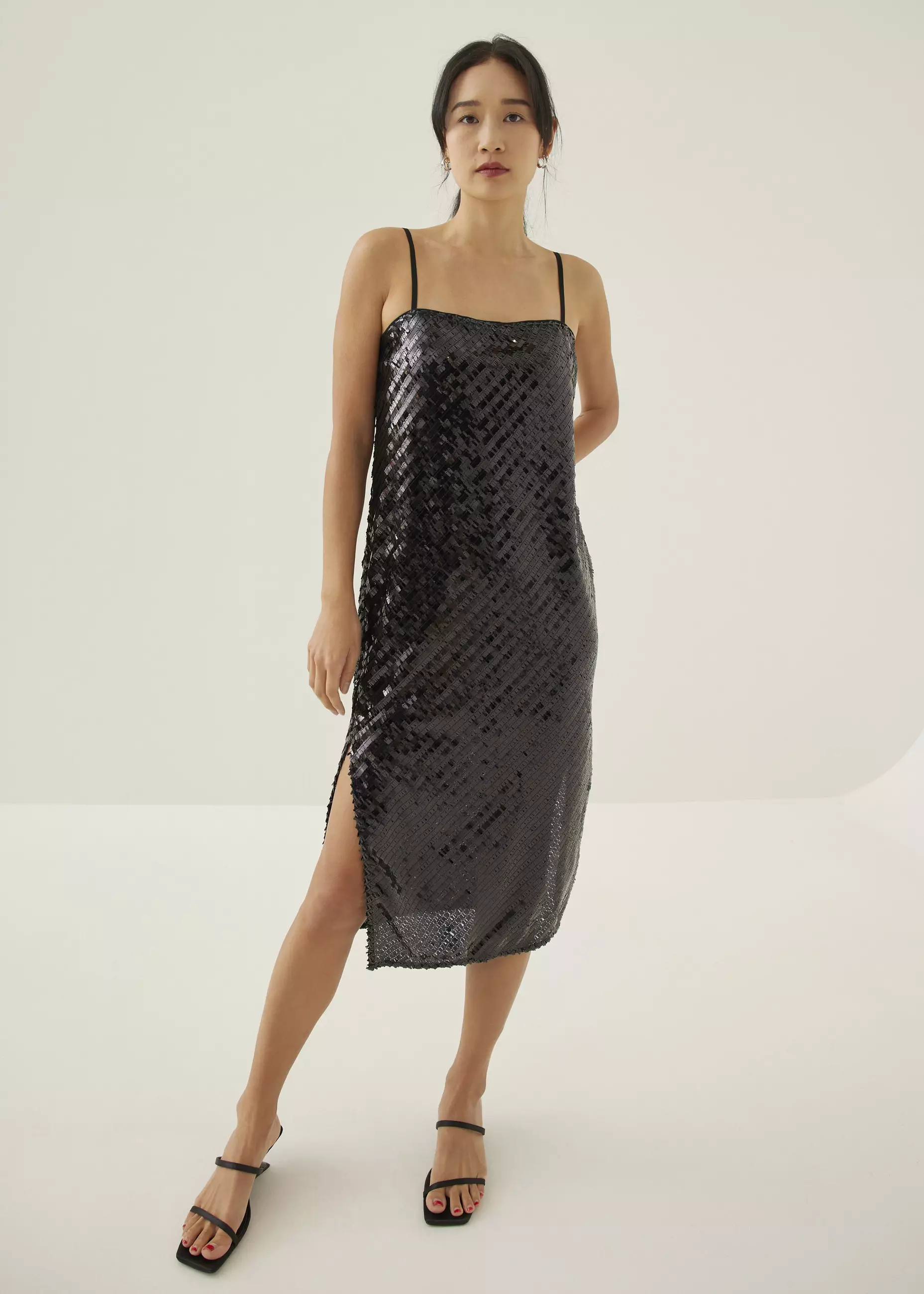 Dress Wanita - Carter Sequin Column Midi Dress