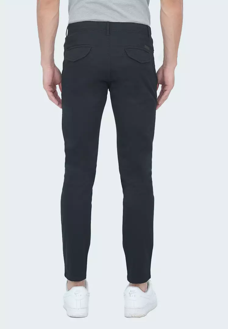 LGS - Celana Chinos - Stretch Katun - Hitam - CCT.568.S057.003.C