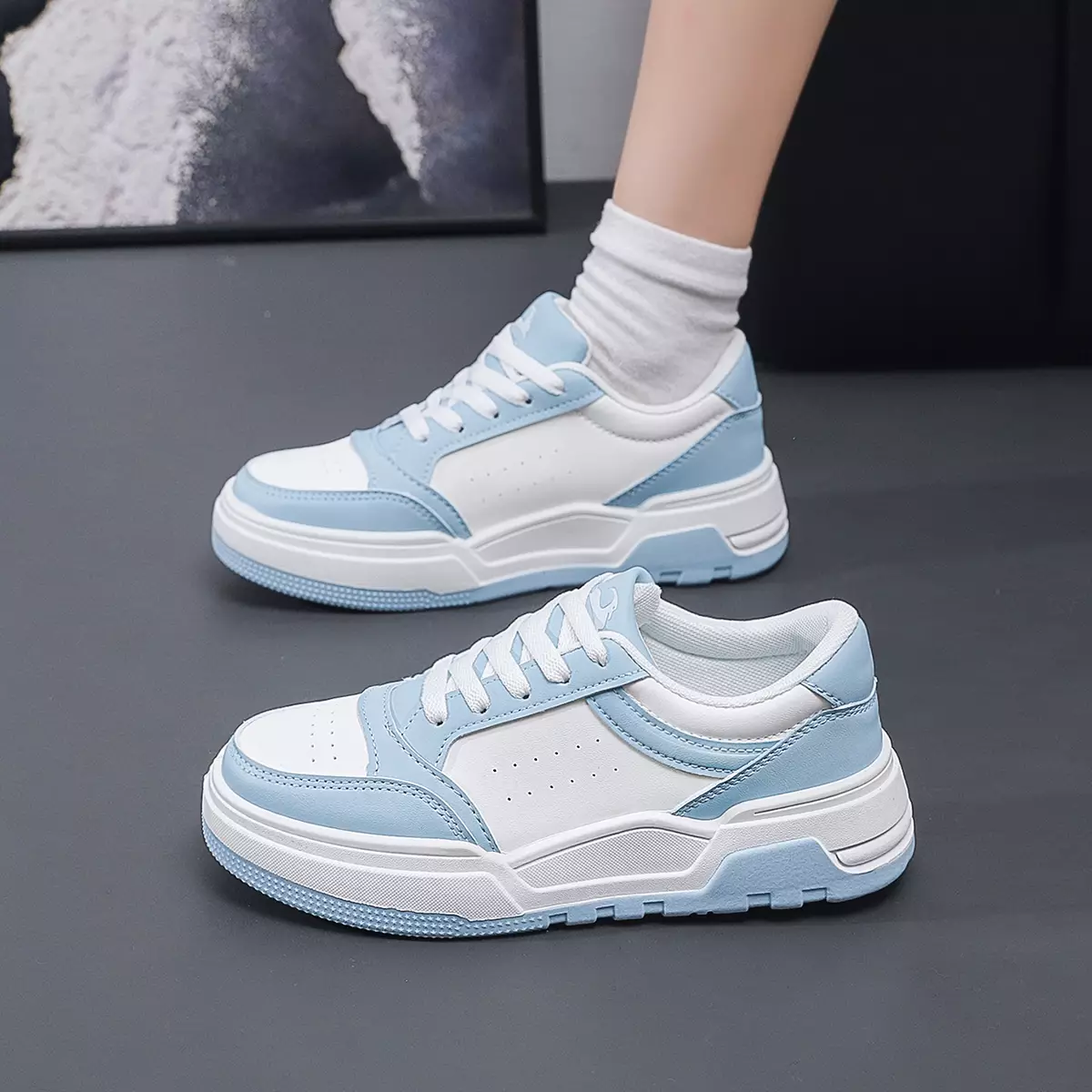 Sepatu Modis Wanita Casual Bertali Sneakers Cewek Fashion QN2519