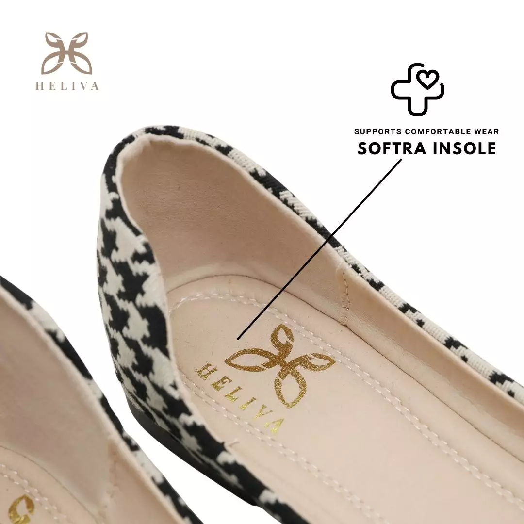 Heliva Harper Flat Shoes Ballerina Suede Women Shoes