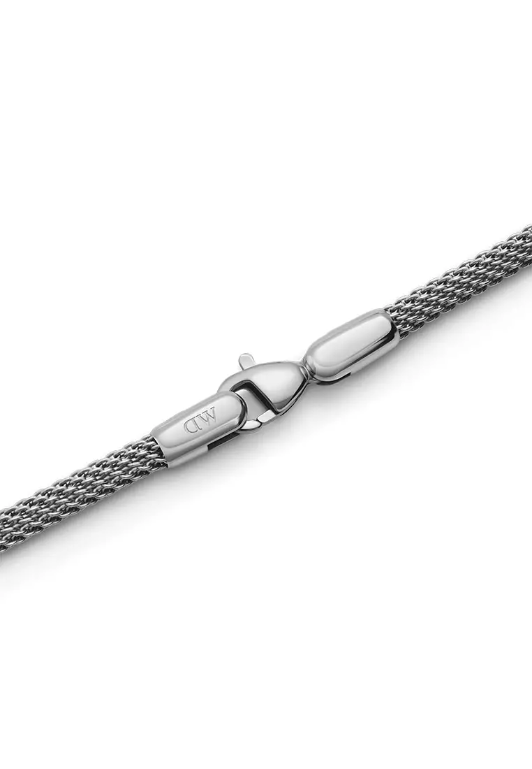 Mesh Bracelet Sterling 2.8mm Fashion Bracelet for women and men - Stainless Steel Mesh Bracelet - DW Official Jewelry - Authentic