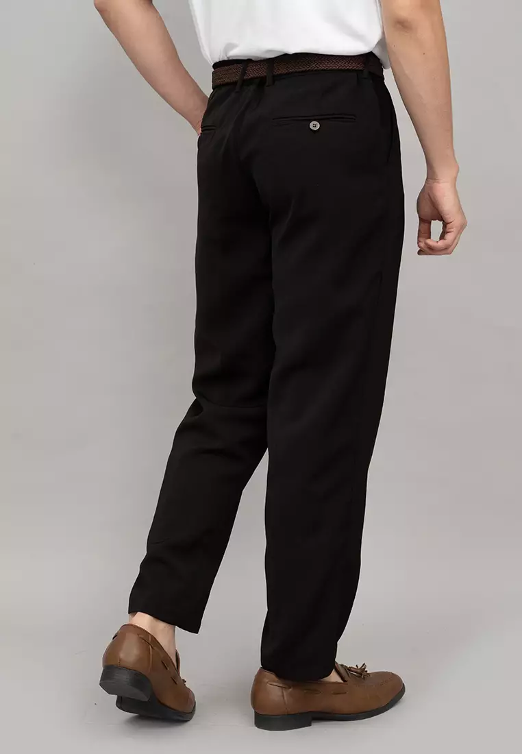 Houseofcuff Celana Panjang Bahan Regular Loose Fit Pants Coklat