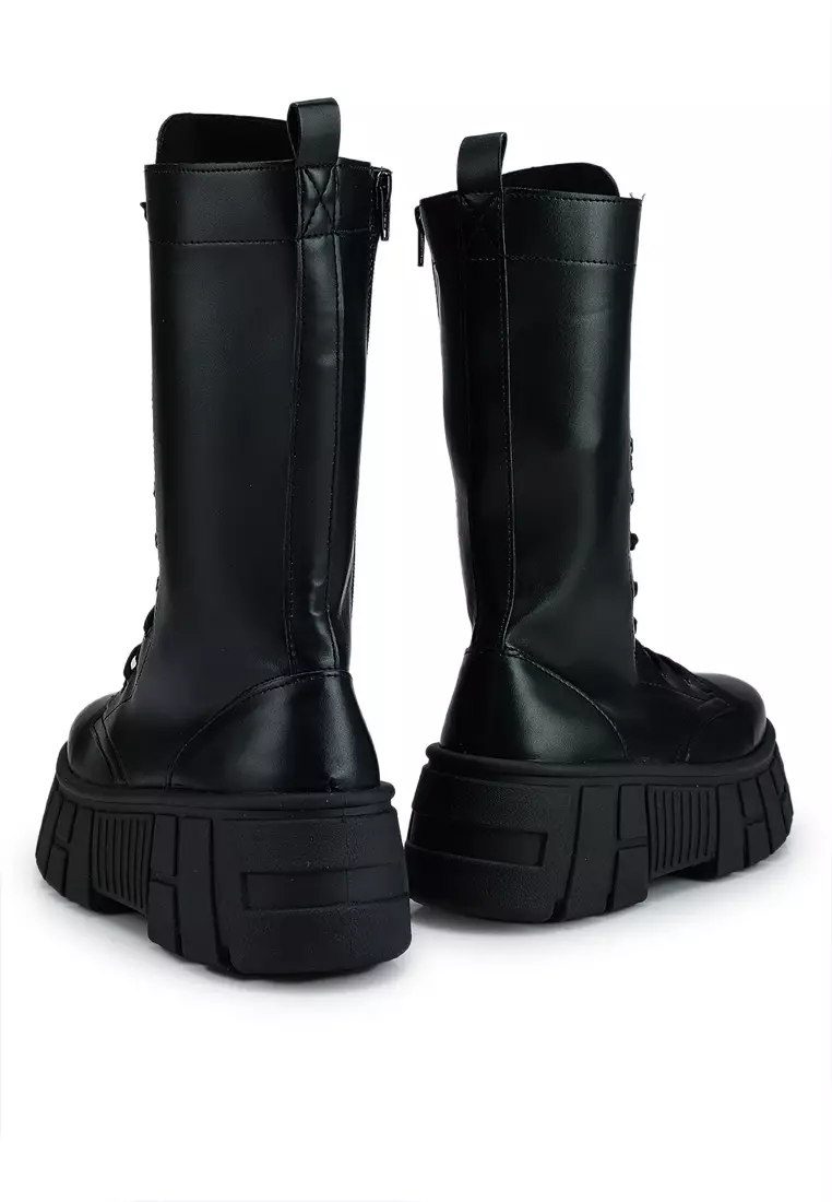 Buy ASOS Design Athens Chunky High Lace Up Boots 2025 Online