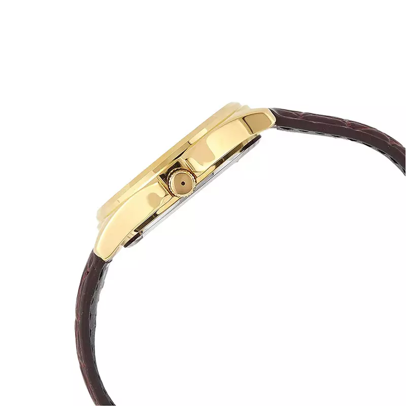 Jam Tangan Pria Casio General MTP-1183Q-9ADF Men Gold Dial Brown Leather Band