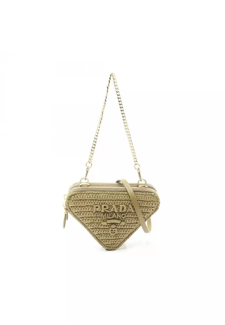 Buy Prada Pre-Loved Prada MINI CONTENITORI 2WAY chain handbag