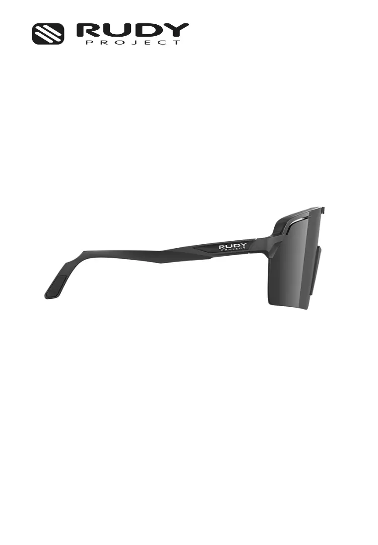 Spinshield Pro Sports Performance Sunglasses – Black Matte Smoke Black|UV Protection