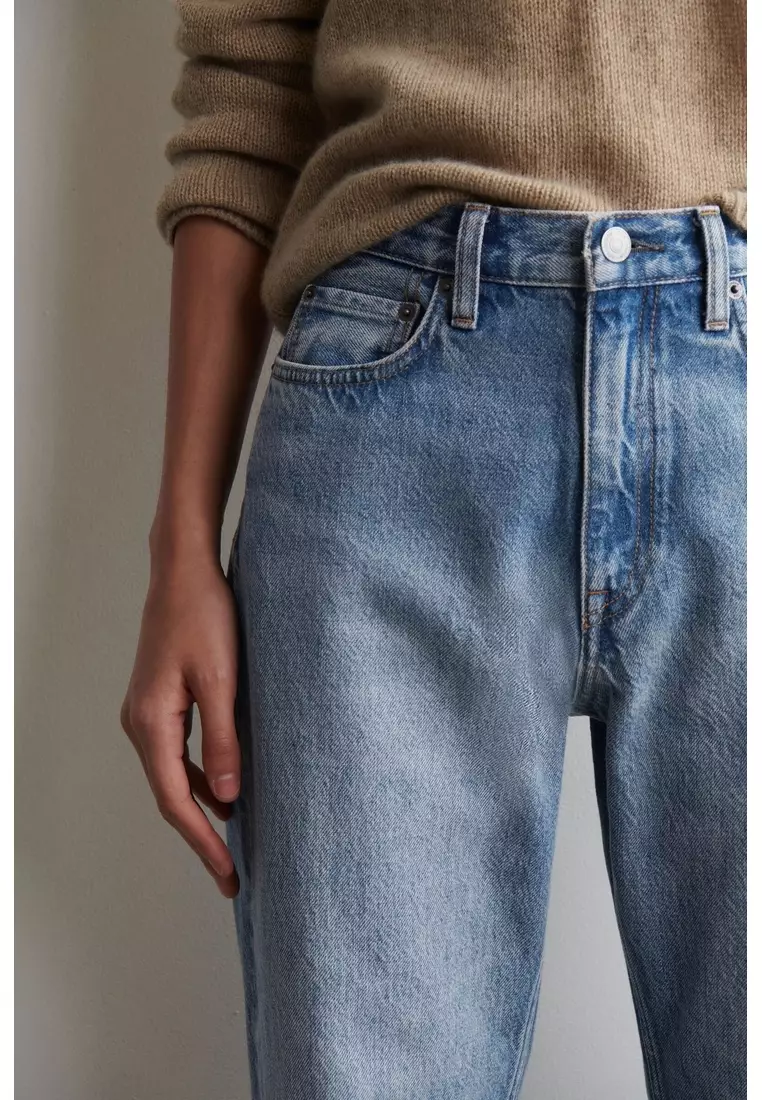 CHORD STRAIGHT-LEG JEANS