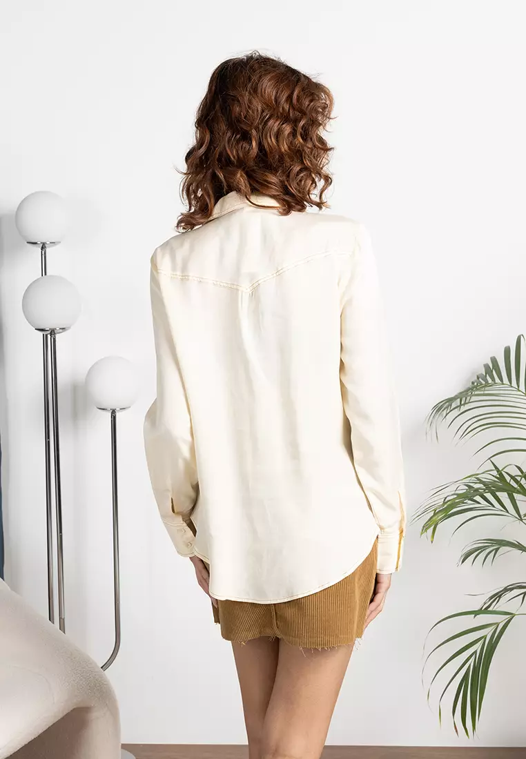 Western collarless shirts store