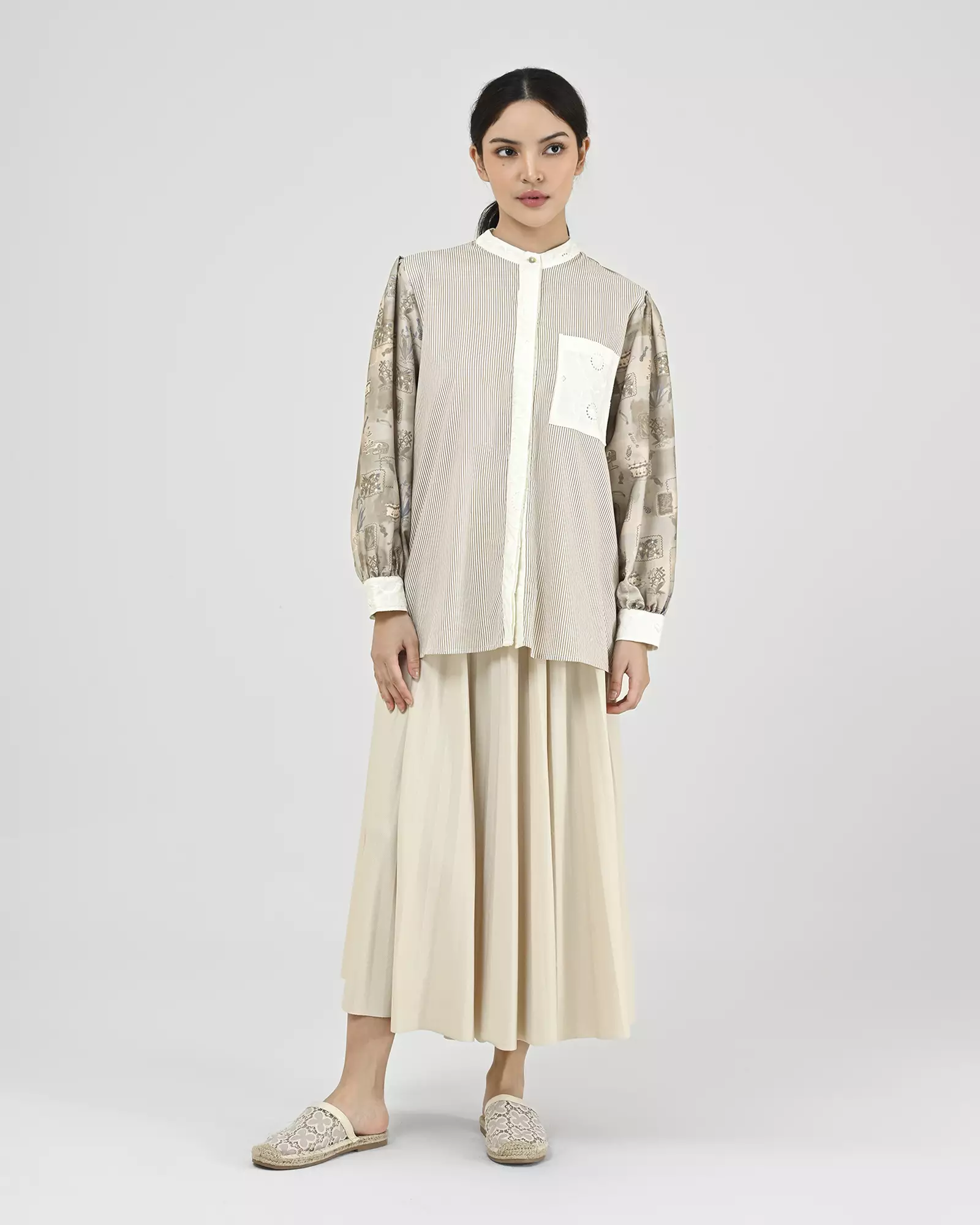 Geulis.id MARJORIE SHIRT - Khaki