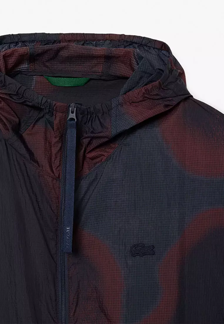 Lightweight Printed Ripstop Cropped Jacket