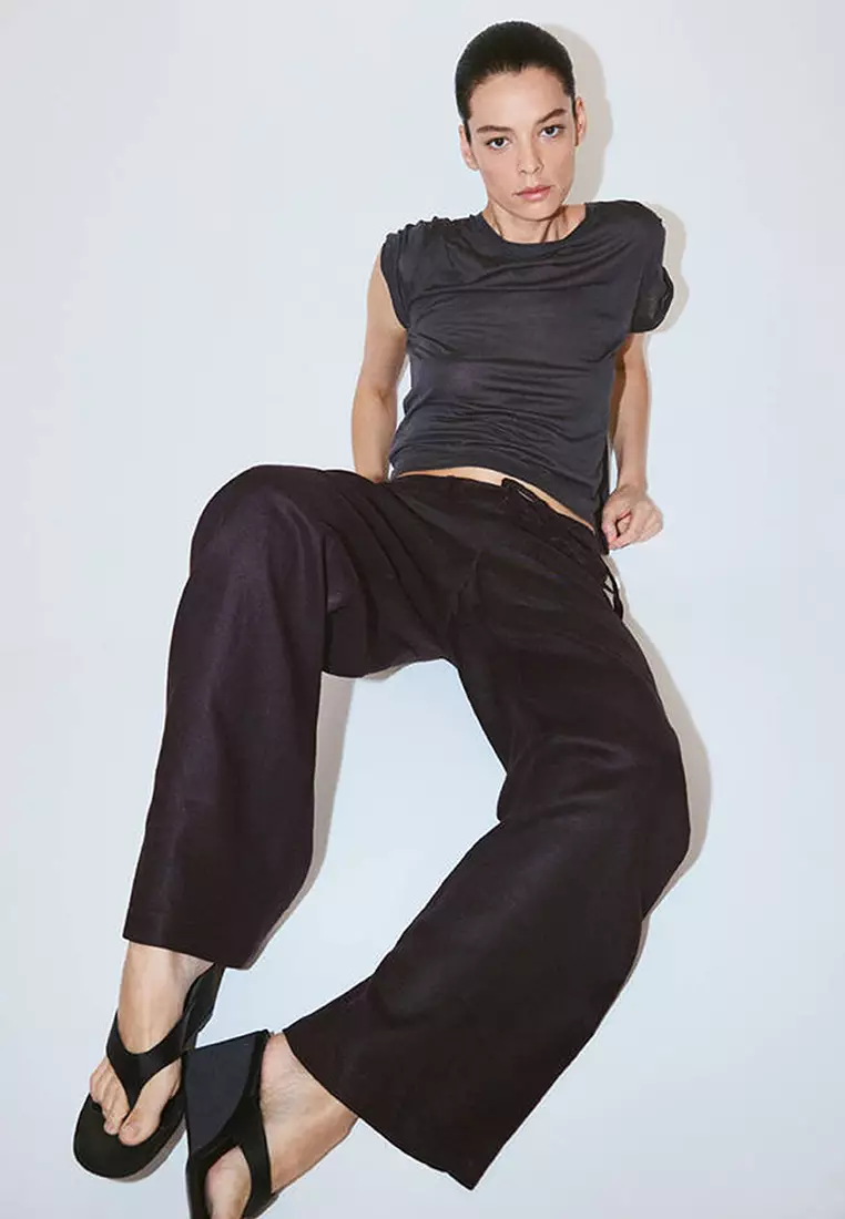 Bow Linen Trousers