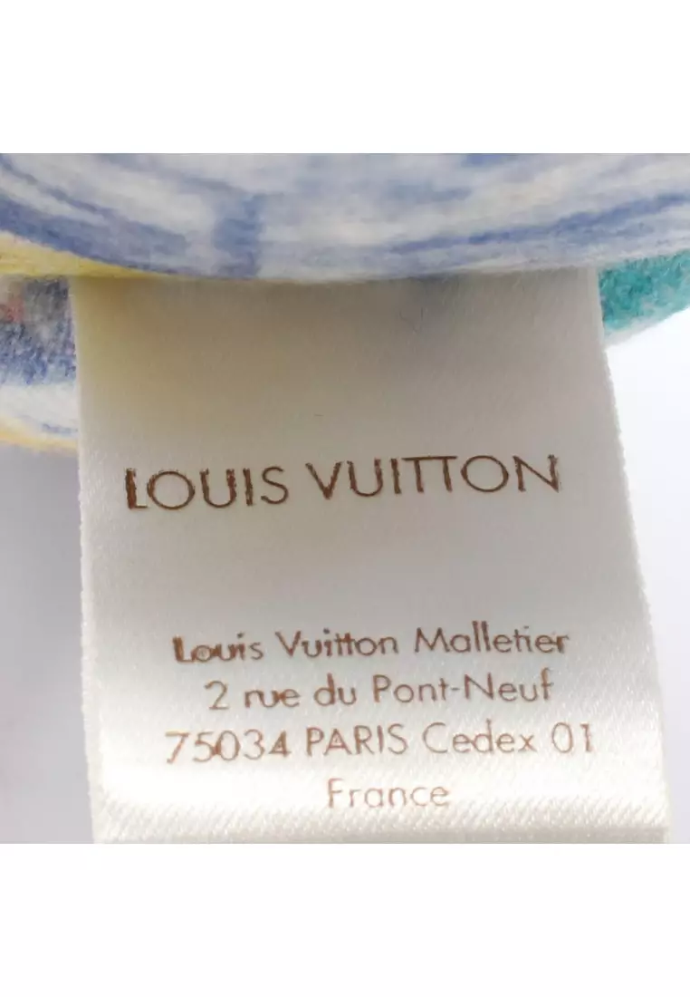 Pre-Loved Louis Vuitton Doudou Louis monogram teddy bear stuffed toy interior fabric multicolor