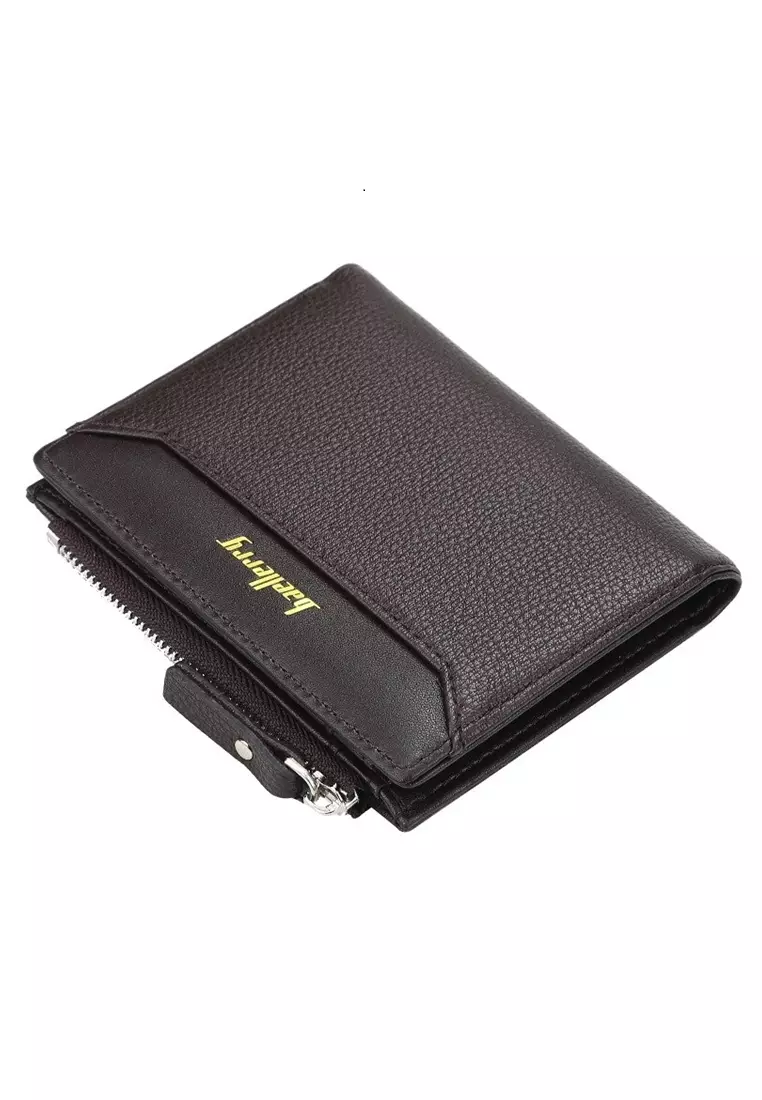 Dompet Kulit Pria Model Pendek Short Wallet Many Slot Material PU Leather ORIGINAL