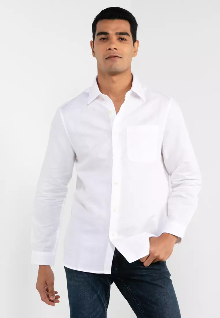 Buy Electro Denim Lab Basic Long Sleeve Shirt 2025 Online ZALORA