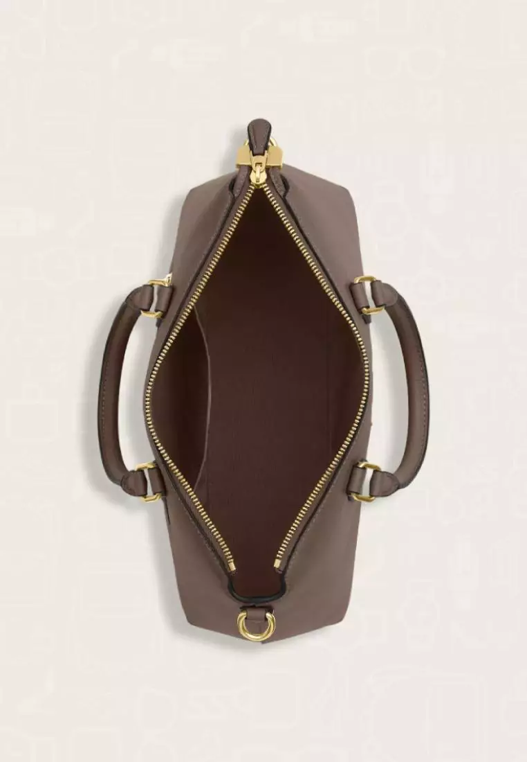 Coach Georgia Satchel Bag Dark Stone