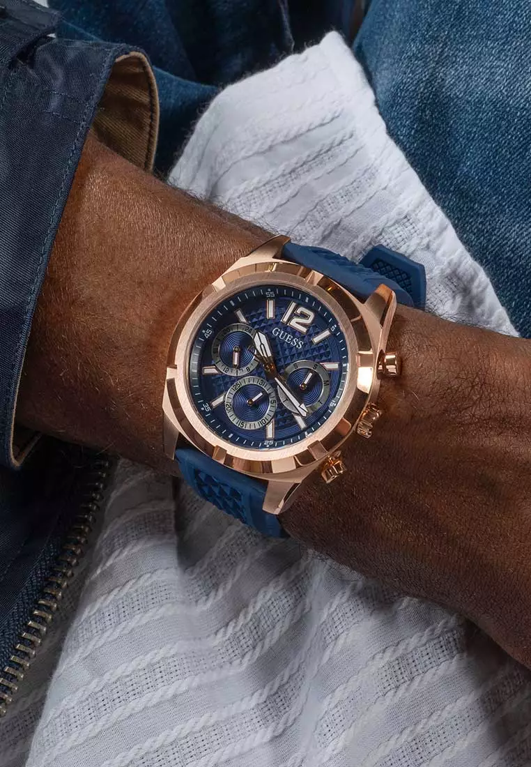 GUESS Gents Watch RESISTANCE  Blue - GW0729G3