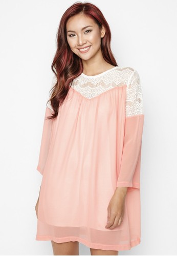 Queen Pink Lace Dress