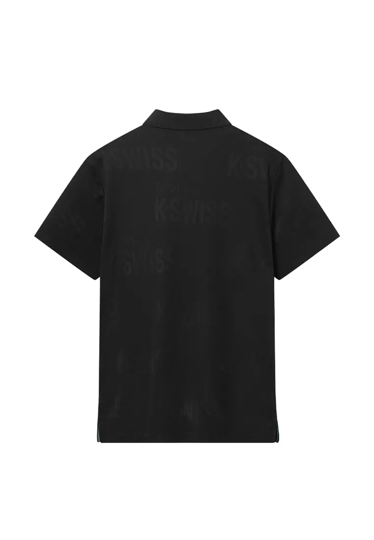 MEN'S ALL-OVER K-SWISS LOGO POLO SHIRT