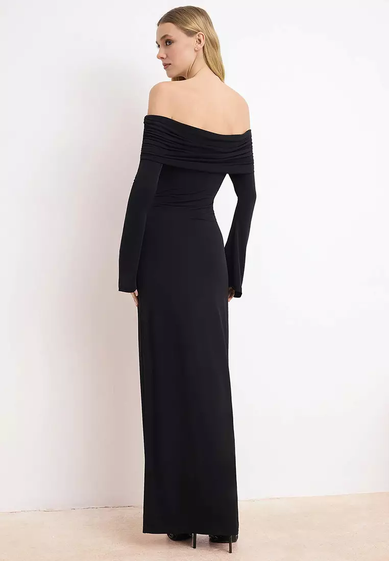 spaghetti strap a line dress Sadie Spaghetti Strap Fitted Bridesmaid Dress main image 1
