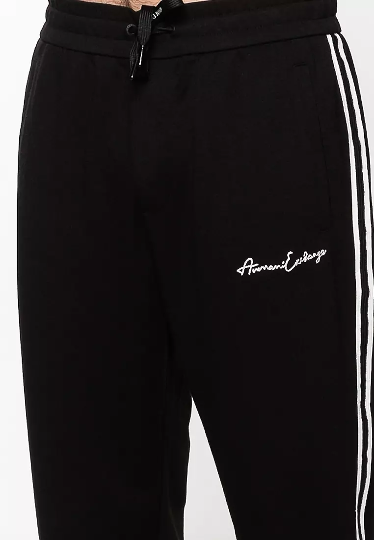 Armani Exchange Logo-Embroidered Track Pants 2025 Buy Armani