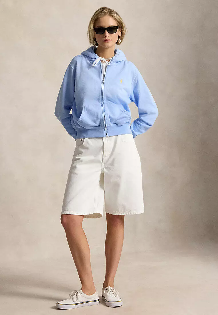 Polo Ralph Lauren Women Lightweight Fleece Full-Zip Hoodie