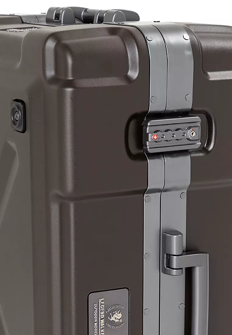 Outdoor 6302-69 Matte Brown (Frame Type) - Large - TSA Luggage