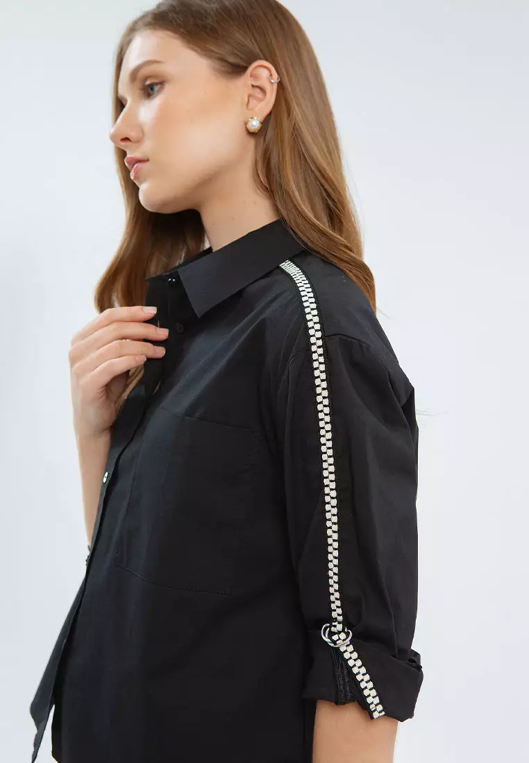 Minimal Cher Top Jet Black