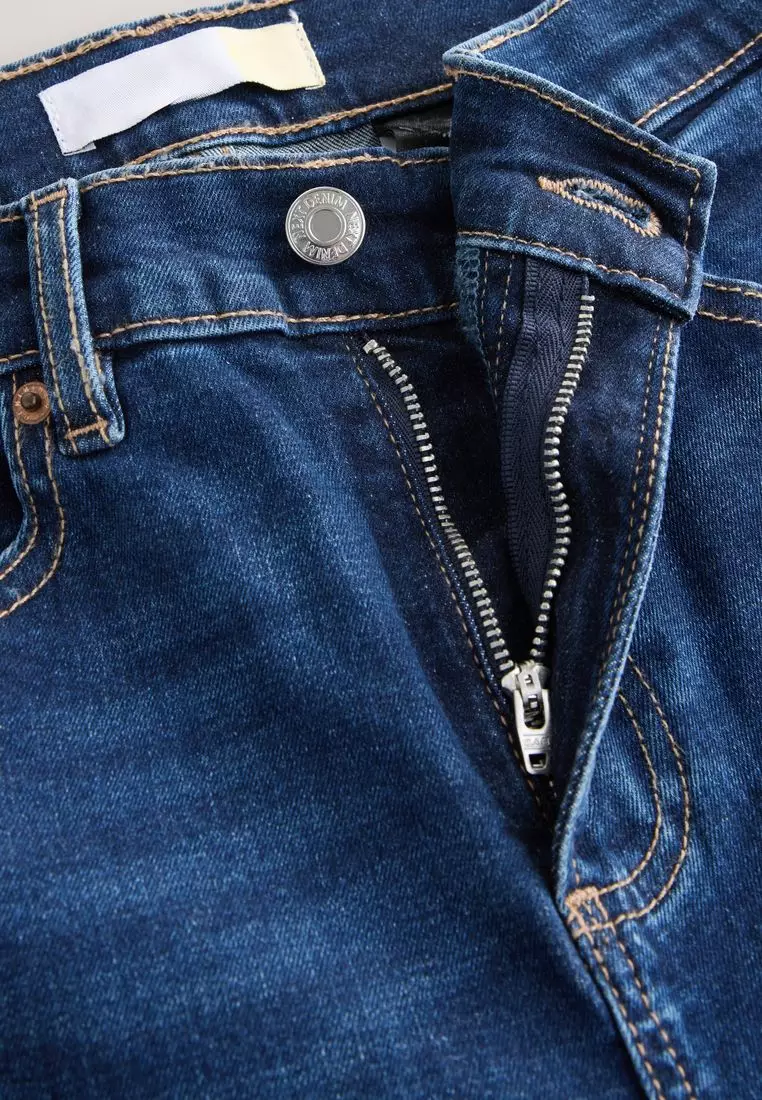 Slim Mid Rise Stretch Jeans
