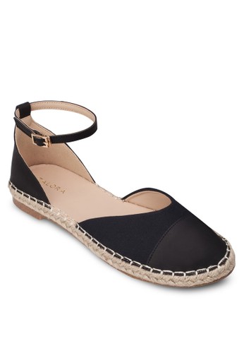 zalora時尚購物網的koumi koumi側空繞踝麻編懶人鞋, 女鞋, 鞋