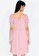 ZALORA BASICS pink Puff Sleeve Dress DF66EAA02005B4GS_2