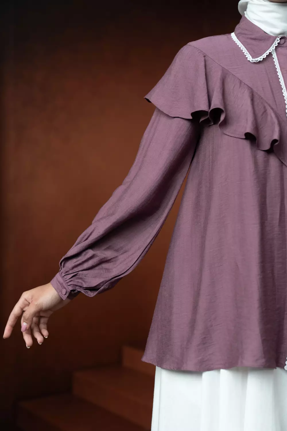 Klamby - Karra Shirt Red Bean