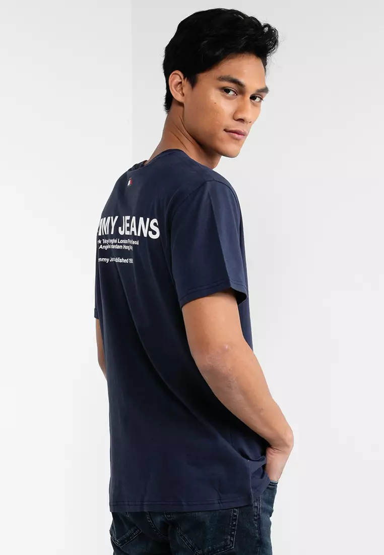 Buy Tommy Hilfiger Back Logo Classic Fit T-Shirt - Tommy Jeans
