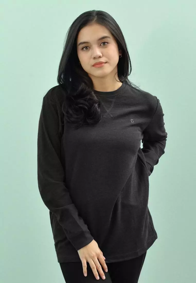 MATSUDA Kaos Polos Waffle Lengan Panjang Cotton Komoro