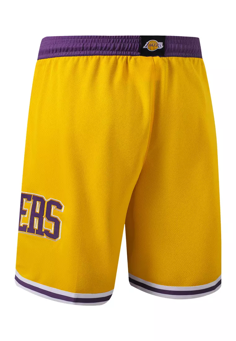 Arc Name & Logo Wordmark Los Angeles Lakers Mens Shorts