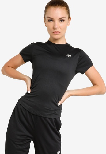 New Balance black Accelerate Short Sleeve T-Shirt 1D21CAA95F9CA1GS_1