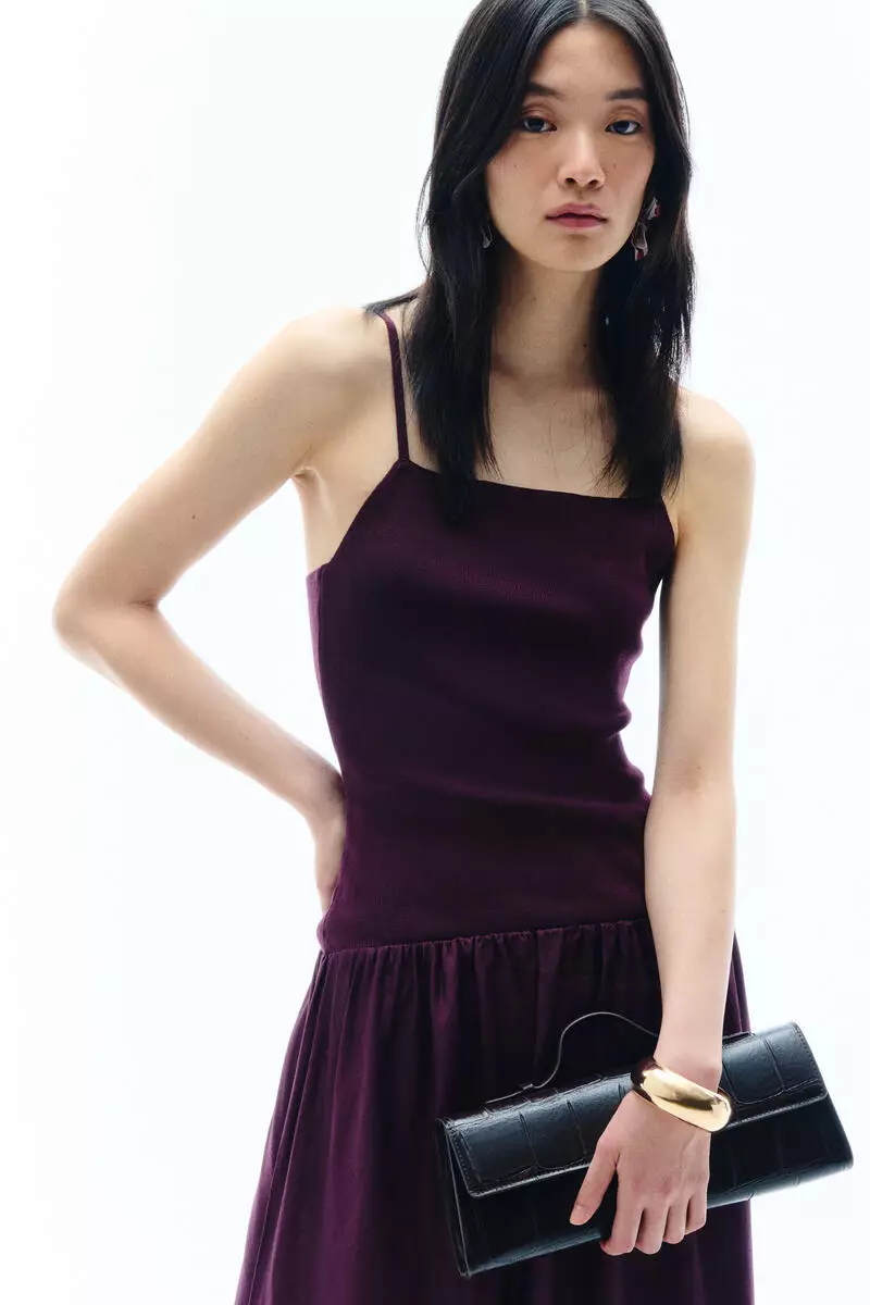 Jersey strappy dress
